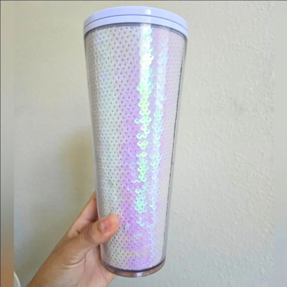 Starbucks Sequins Holographic Holiday Venti Cup Tumbler